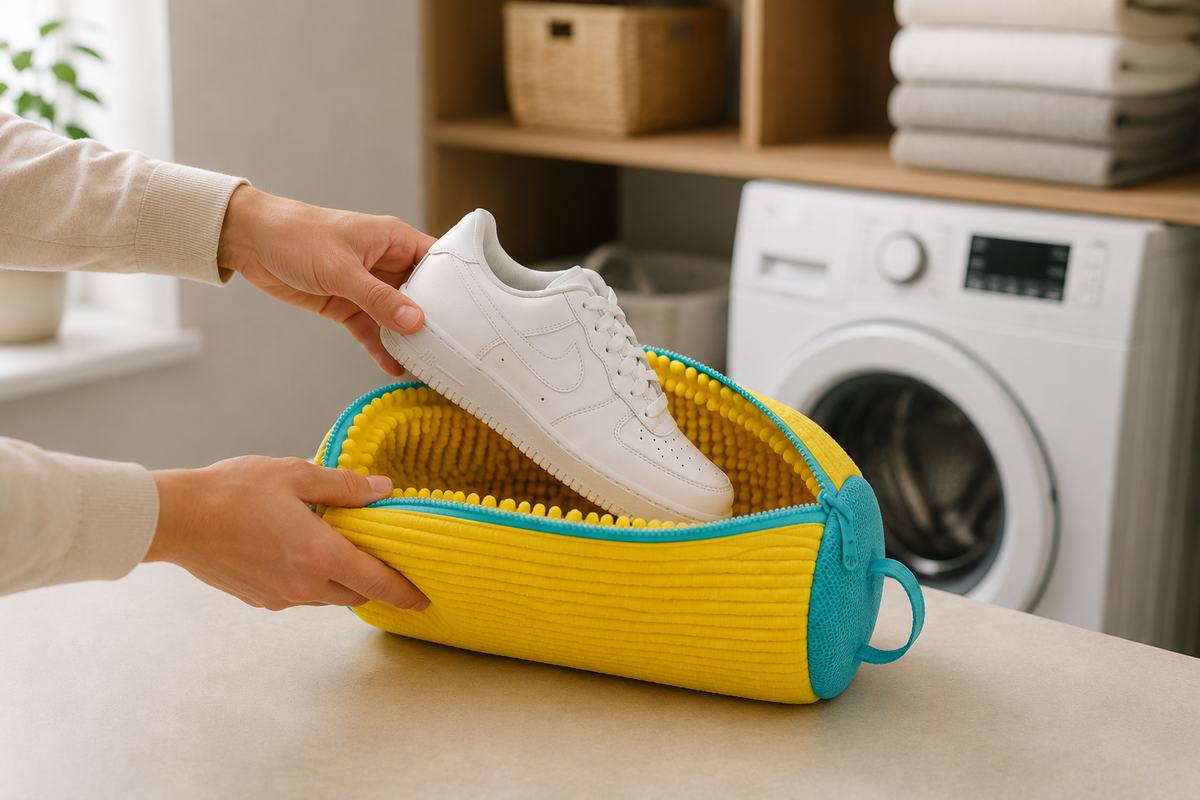 SNEAK WASH™ – Sacca 360° per Lavaggio Scarpe in Lavatrice